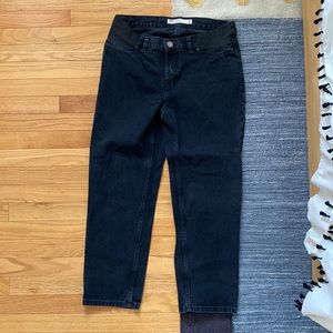 ASOS Maternity “mom” Jeans in black denim